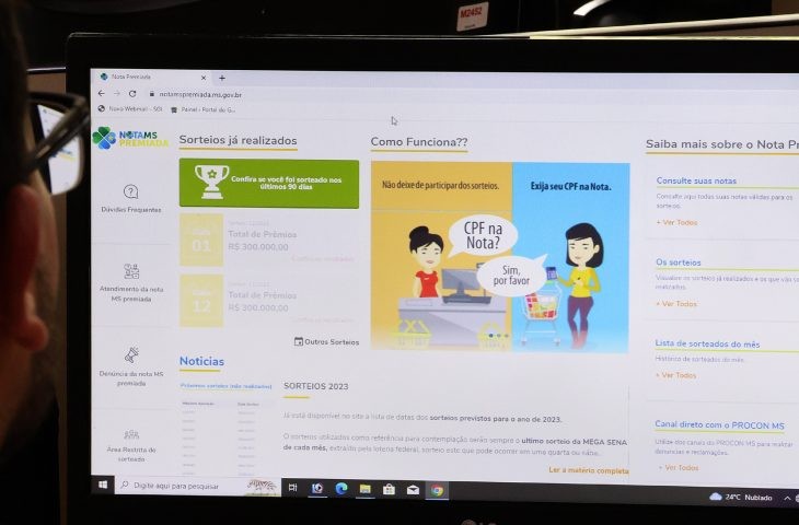 R$ 300 mil em prêmios: Nota MS Premiada terá sorteio nesta quarta-feira
