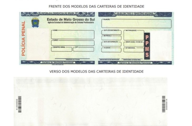 Carteira de Identidade Funcional da Polícia Penal é oficializada