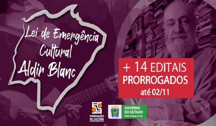 Cultura prorroga inscrições de mais 14 editais até novembro