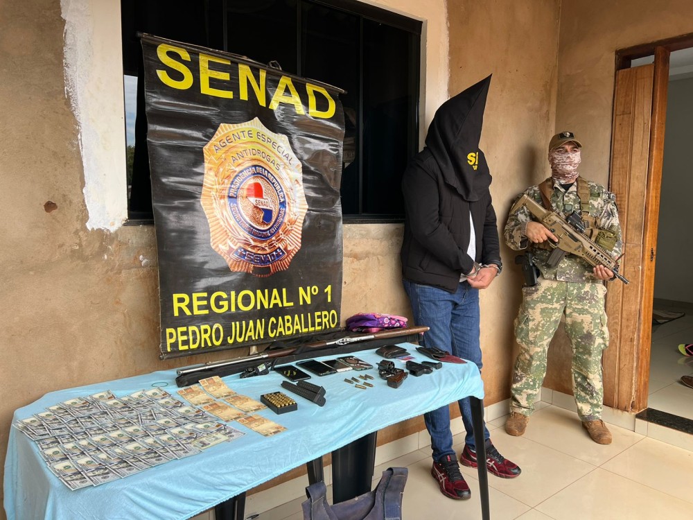 Brasileiro ligado a facção criminosa é preso em Pedro Juan Caballero