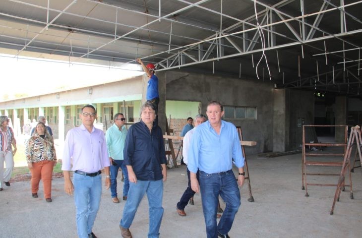 Secretários percorrem obras executadas pelo Governo em Bela Vista