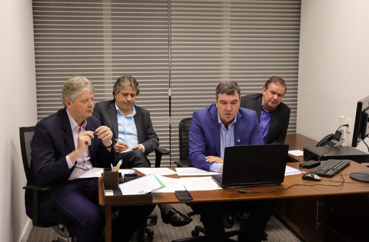 Riedel discute projetos prioritários para MS com equipe da Presidência da República