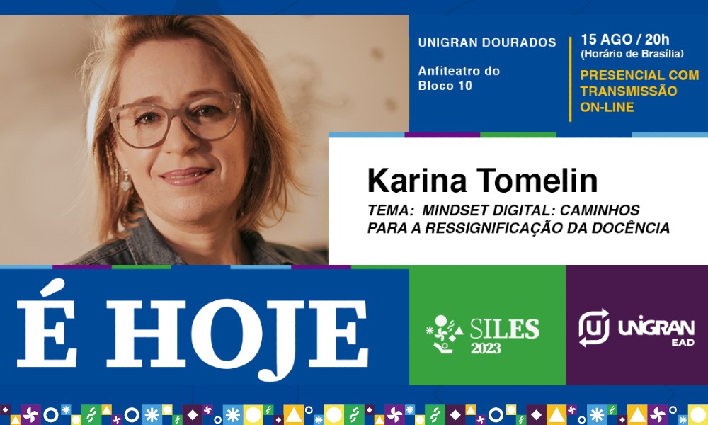 SILES 2023 começa nesta terça-feira com palestra de Karina Tomelin
