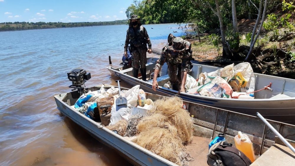 PMA e Imasul deflagram operação piracema nos rios do Estado