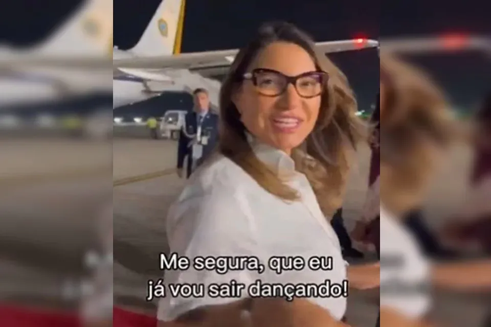 Pegou mal: Janja apaga vídeo sobre dançar ao chegar na Índia
