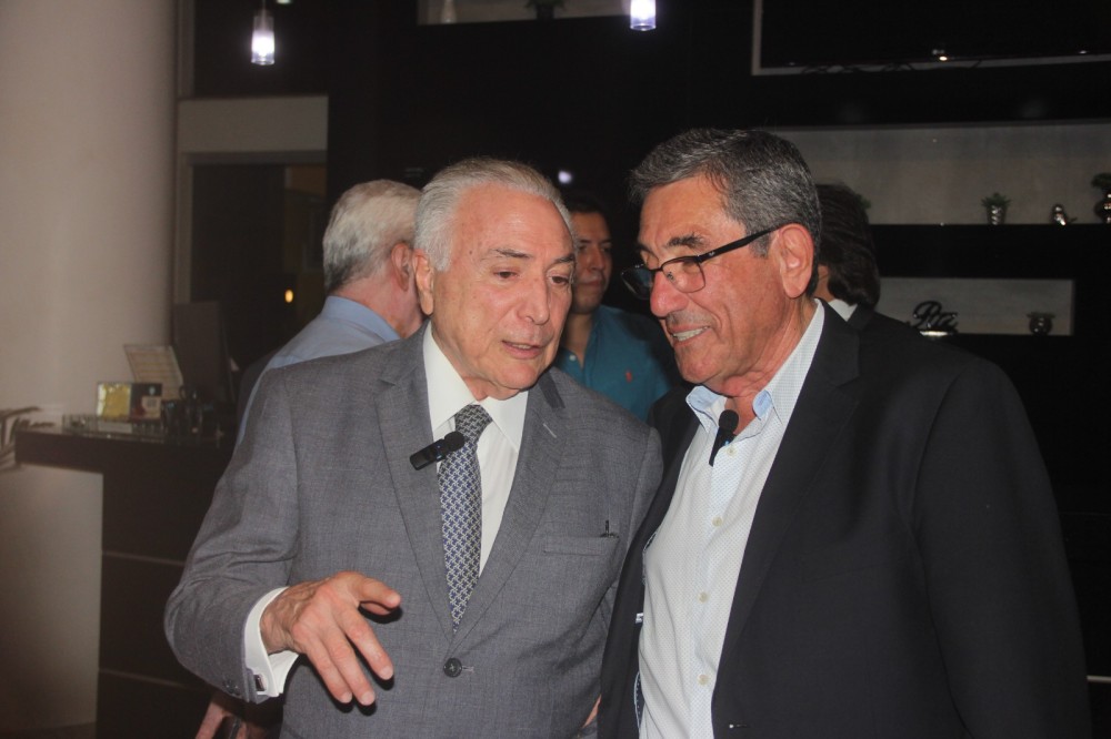 FOTOS: Nelson Cintra recepciona ex-presidente Temer e recebe Prêmio Piraputanga