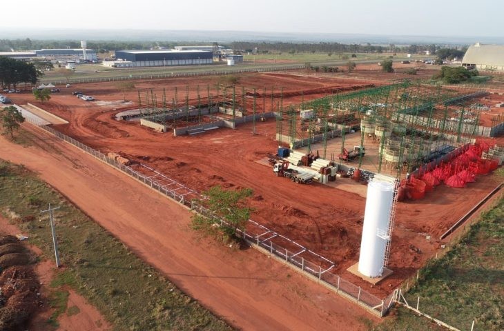 Cooperativa lança obra da indústria de amendoim e soja que deve operar no próximo ano em MS
