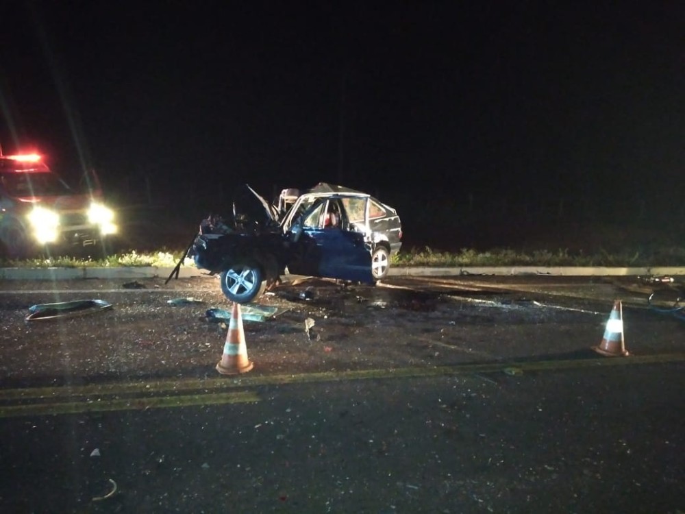 Acidente na MS-395 deixa um morto e outro em estado grave