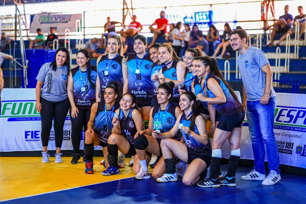Ponta Porã é vice-campeão no voleibol feminino dos Jogos Abertos