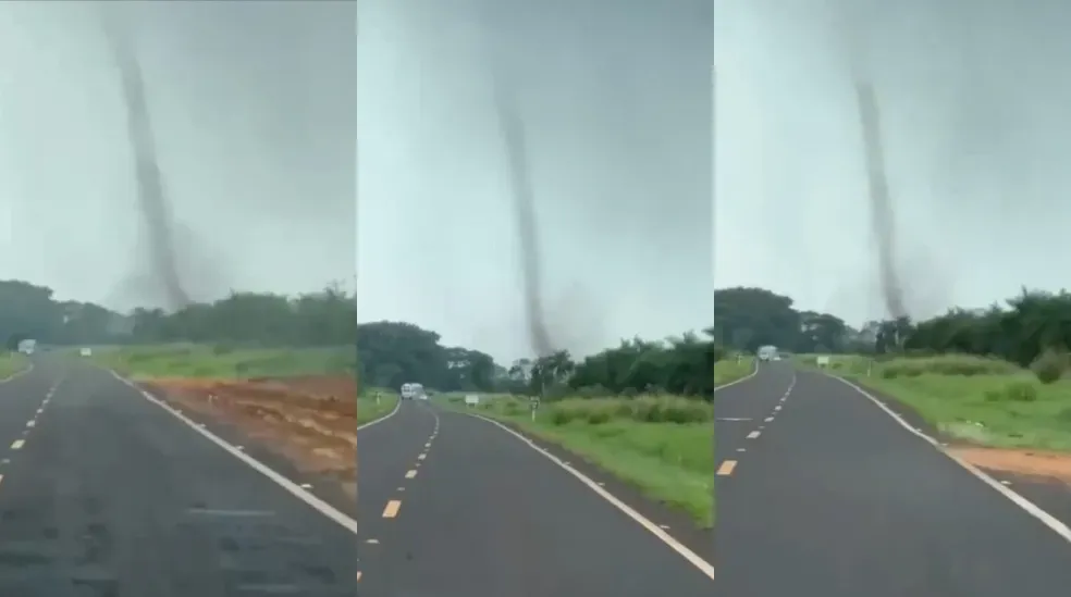 ASSISTA: Tornado deixa rastro de destruição em cidade de MS