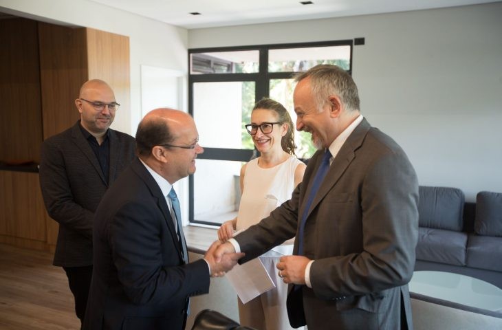 Com proposta de cooperação educacional, Cônsul da Itália visita Governo do MS