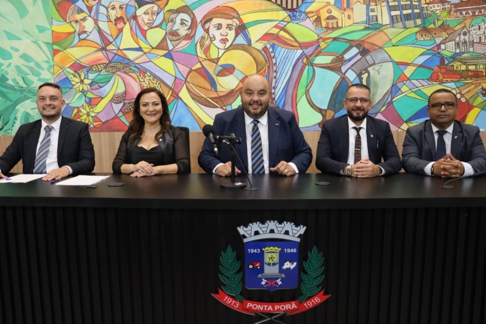 Agnaldo Miudinho eleito novo Presidente da Câmara de Ponta Porã