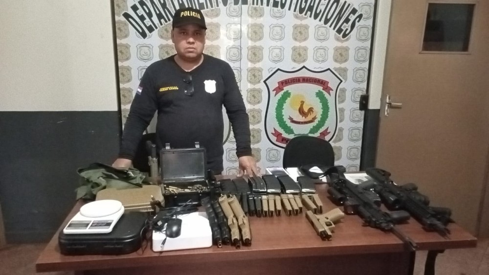 Brasileiro é preso com várias armas e munições em Pedro Juan Caballero. Veja