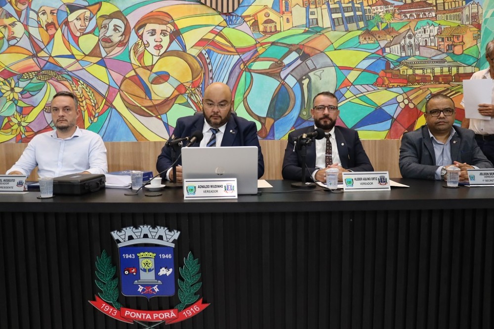 Câmara de Ponta Porã inicia semana votando 3 projetos