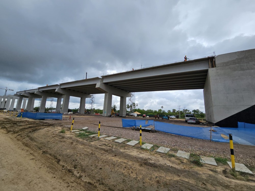 Obra da ponte da Rota Bioceânica está 43,6% concluída nas 2 margens do Rio Paraguai