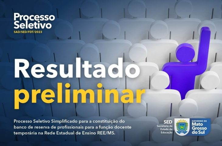 Governo divulga resultado preliminar da prova de títulos para professores temporários