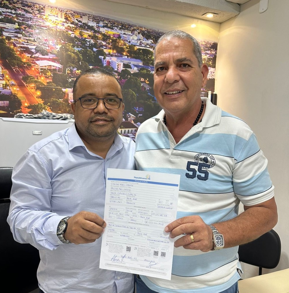 Republicanos filia o radialista Otaviano Cardoso em Ponta Porã