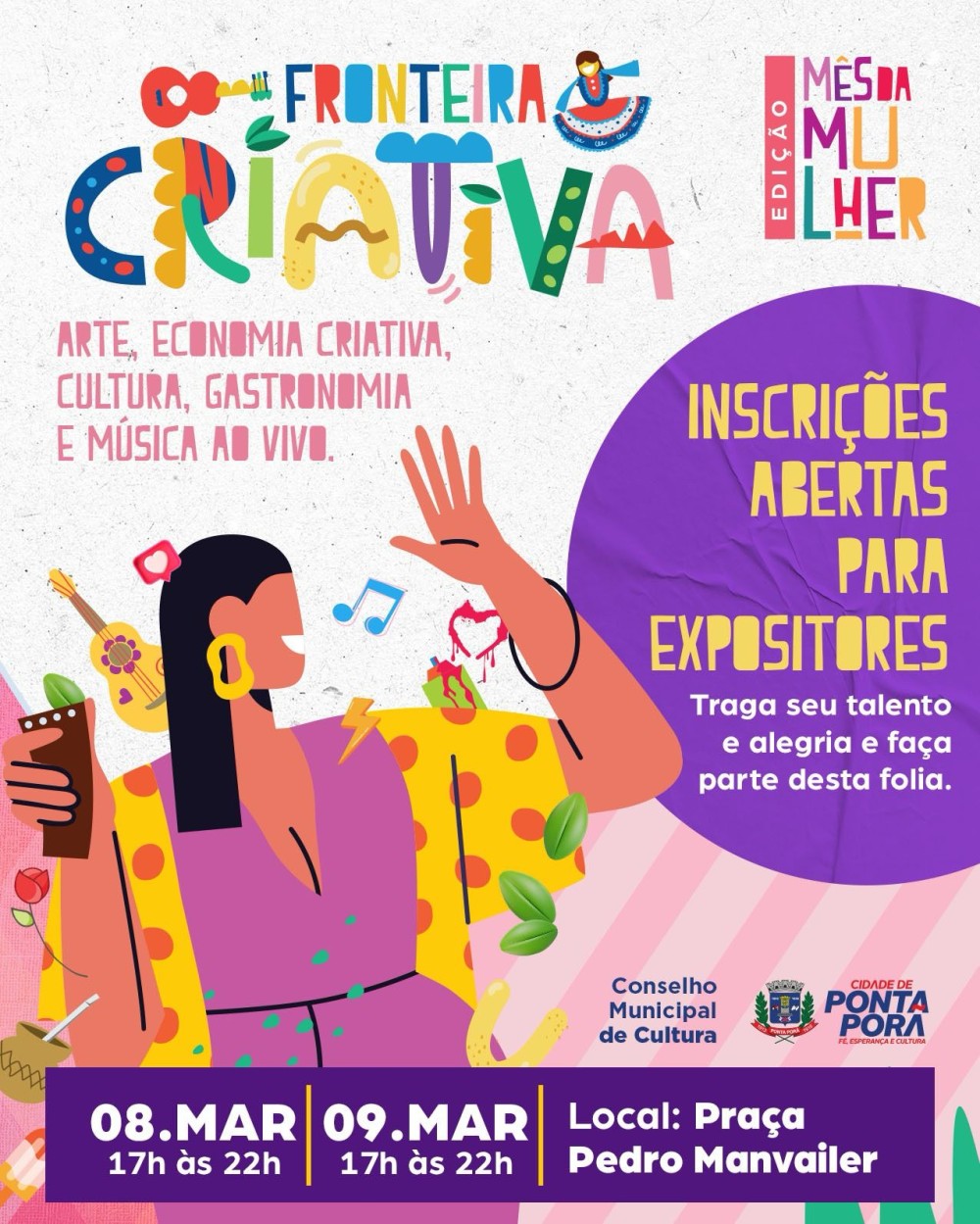 Feira Criativa comença na sexta-feira homenageando as mulheres