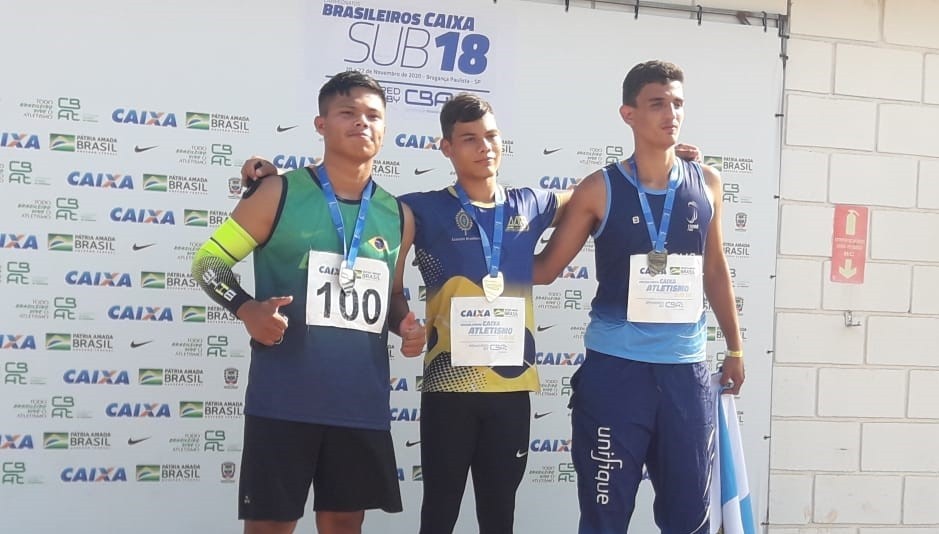 Atleta de Amambai é vice-campeão brasileiro sub-18 de atletismo