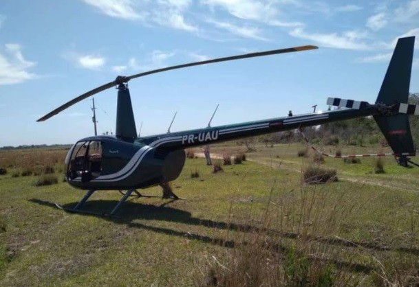Helicóptero brasileiro faz pouso forçado no Paraguai