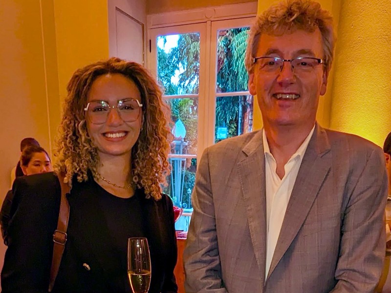 Acadêmica de Matemática da Unigran EAD participa do Diálogo Nobel Brasil 2024