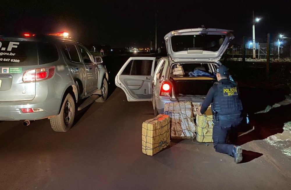 Dupla é presa com 301 quilos de maconha em cidade de MS