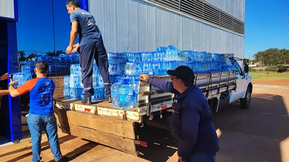 UCP começa enviar medicamentos, água e mantimentos para o RS
