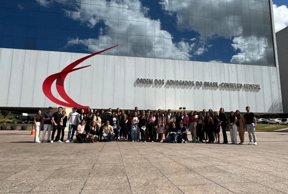 Curso de Direito da Unigran faz viagem a Brasília para conhecer a dinâmica jurídica do país