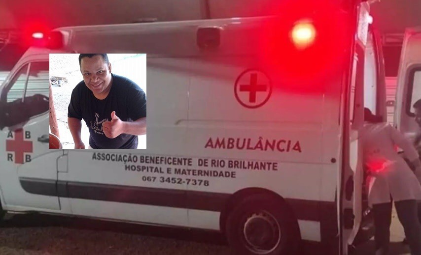Motorista de ambulância morre após acidente entre carro e moto