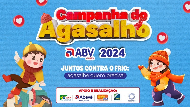 Participe da Campanha do Agasalho 2024 do Grupo ABV