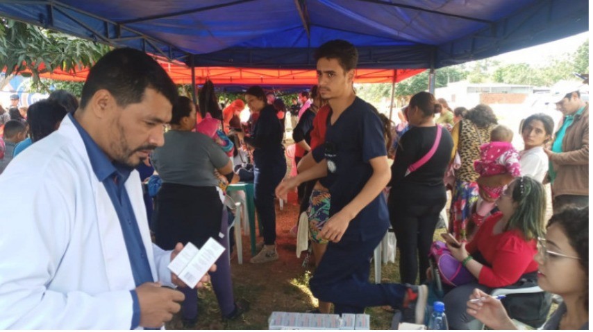 UCP em Ação atendeu e forneceu medicamentos em Pedro Juan Caballero