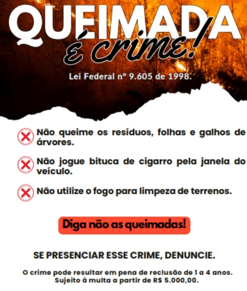Ponta Porã alerta para queimadas em vegetação