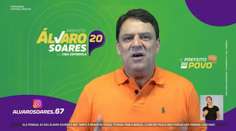 Álvaro Soares tem o menor tempo de TV mas redes sociais compensa
