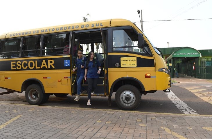 Programa de monitoramento do transporte escolar beneficia alunos em 78 municípios de MS