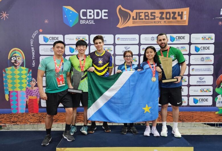 MS fecha primeiro bloco dos Jogos Escolares Brasileiros com 34 medalhas