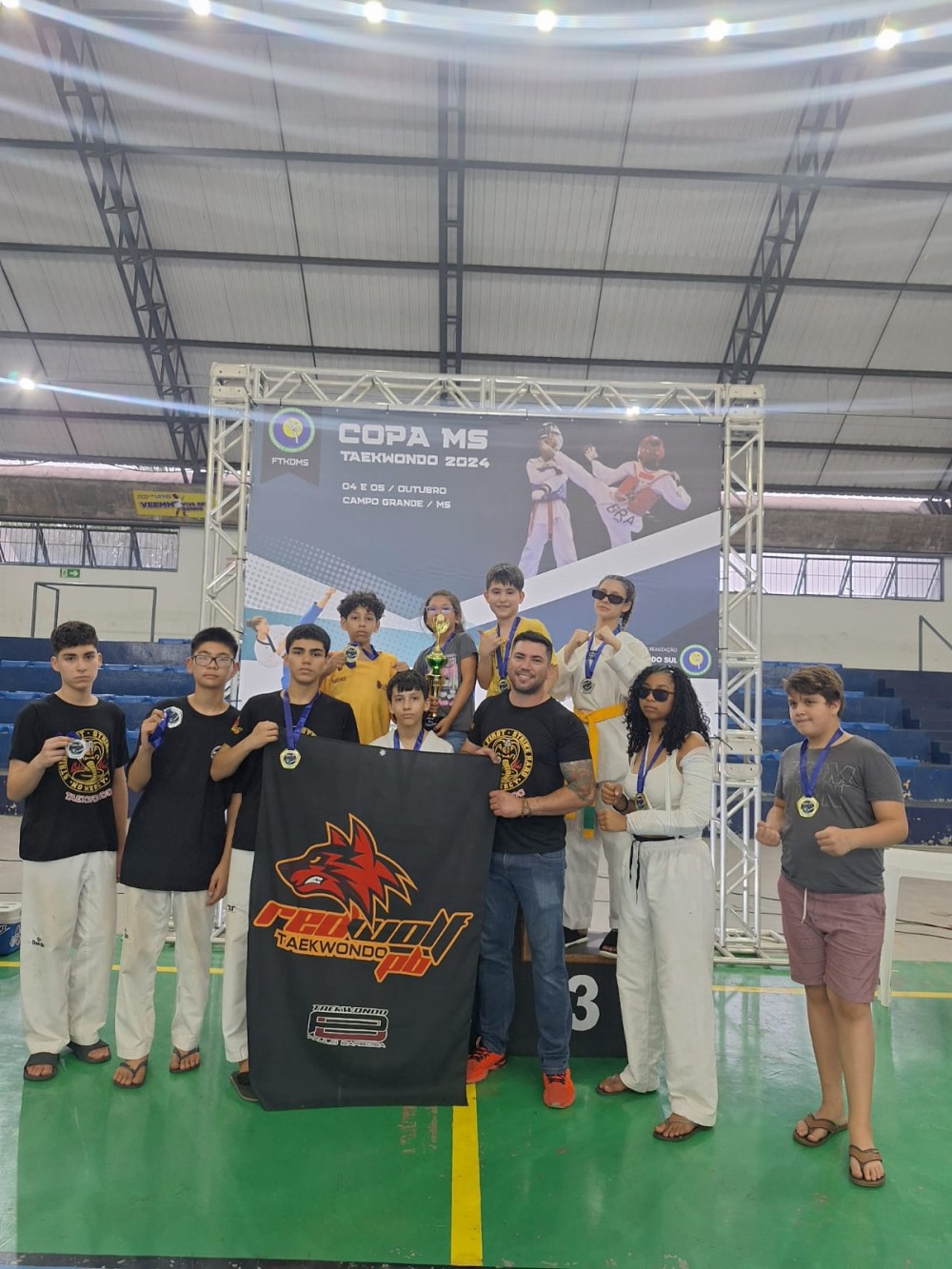 Equipe de Taekwondo de Ponta Porã conquista bons resultados na Copa MS