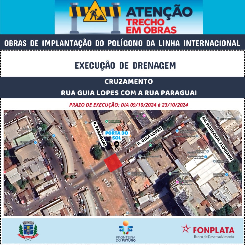 Execução das obras de revitalização da linha internacional não param