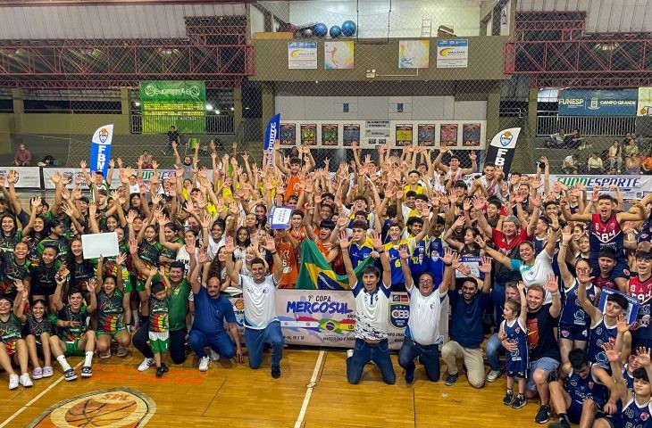 Copa Mercosul de Basquete de Base promove intercâmbio entre jovens atletas