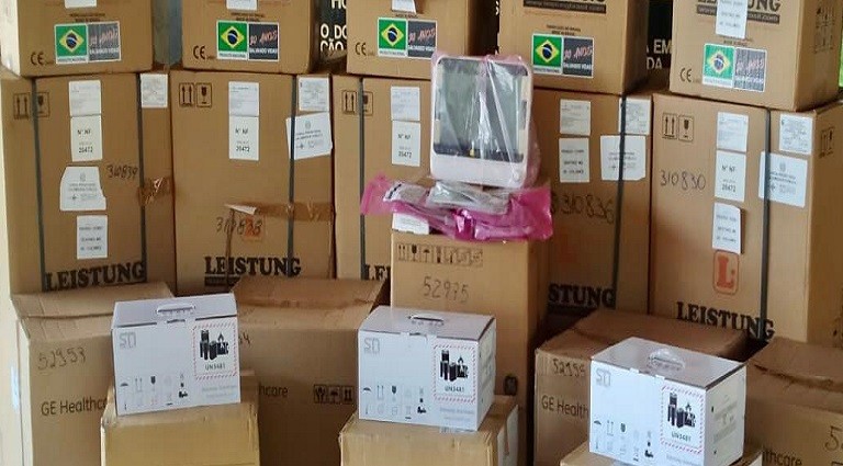 Secretaria de Estado de Saúde entrega equipamentos para leitos de UTI