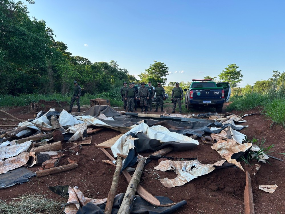 PMA combate o desmatamento em área de Nova Itamarati