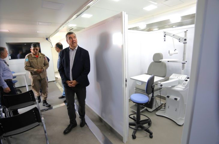 Carreta da Saúde: Governo entrega unidade para atendimento dos servidores da segurança pública