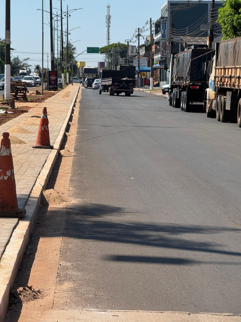 Obras de revitalização em trecho da Avenida Brasil entram na reta final