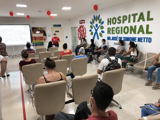 Hospital Regional promove palestra e 112 testes de HIV, Sífilis, hepatites B e C