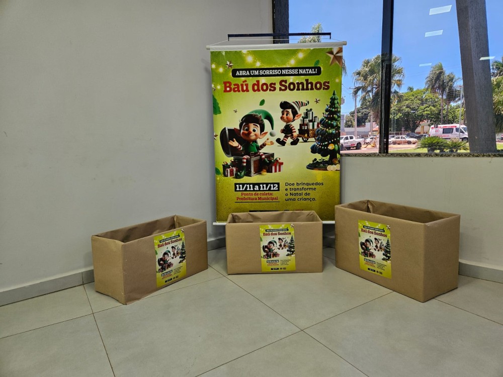 Está aberta a campanha de natal 'Baú dos Sonhos'