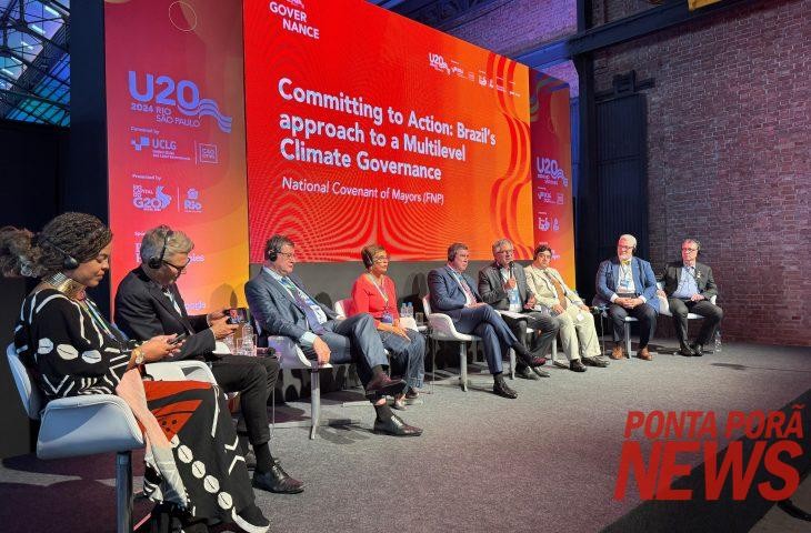 No G20, Riedel destaca sustentabilidade e municipalismo