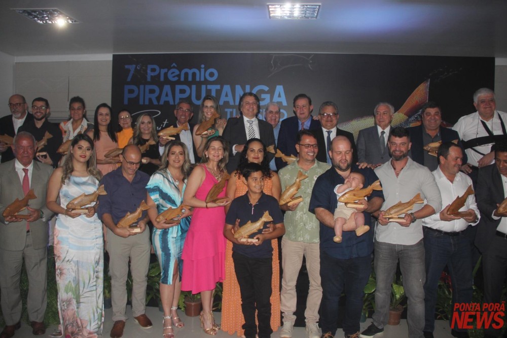 Prêmio Piraputanga movimenta Bonito e homenageia personalidades nacionais