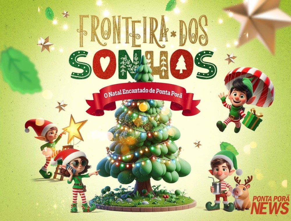 Abertura Oficial do Natal em Ponta Porã será quarta-feira