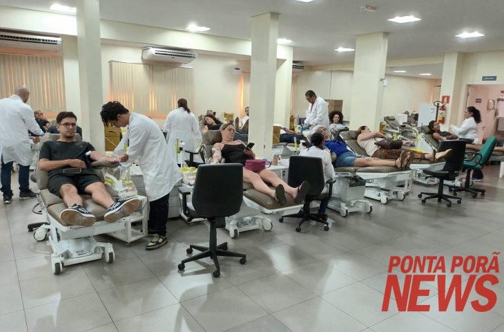 Hemosul supera meta de doações no Dia D