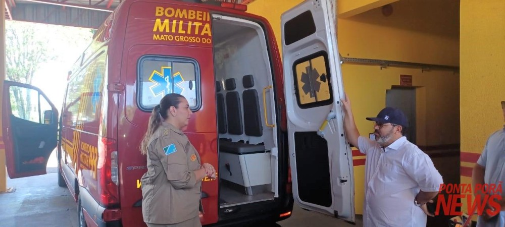 CEO da UCP-PJC, Carlos Bernardo visita 4º GBM em Ponta Porã e conhece estrutura