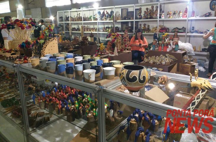Artesãos de MS levam cultura e diversidade para Feira Nacional de Artesanato em BH